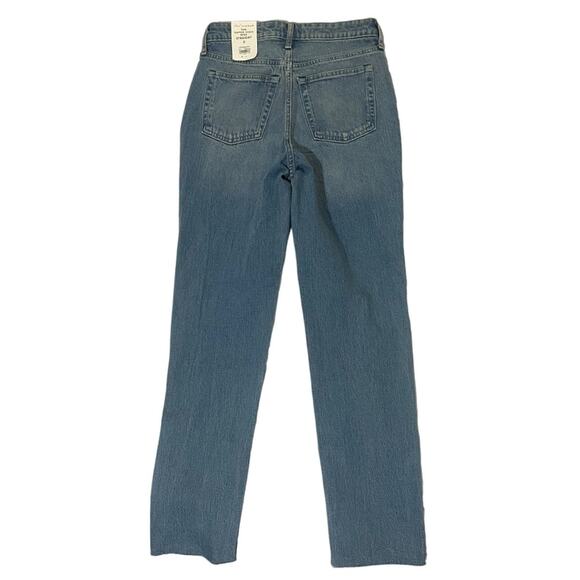 Free Assembly The Super High Rise Straight Jeans Size 2 NWT - Picture 2 of 3